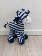Knuffel tendertoys tender toys zebra giraf blauw L445, Ophalen of Verzenden
