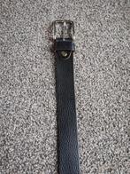 Zwart leren herenriem riem, zo goed als nieuw, Ophalen of Verzenden, Zo goed als nieuw, Zwart