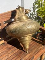 Egyptische antieke koperen lamp, Antiek en Kunst, Ophalen of Verzenden