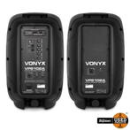 Vonyx VPS102A geluidsinstallatie 600W met stands en LED's |, Nieuw