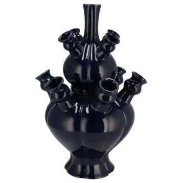 tulpenvaas Rotterdam donkerblauw 2-delig 36 cm sale beschikbaar voor biedingen