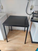 Ikea SANDSBERG Tafel Zwart 67x67 cm, Huis en Inrichting, Tafels | Eettafels, Ophalen, Minder dan 50 cm, Gebruikt, Vierkant