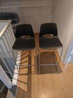 Zwarte Krukken - Modern Design, Huis en Inrichting, Barkrukken, Ophalen, 60 tot 90 cm, Zo goed als nieuw, 1 kruk