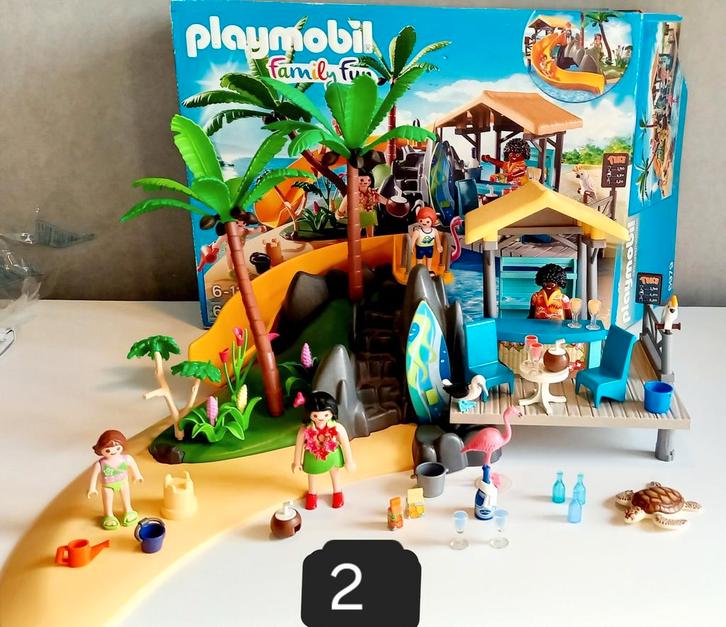 Playmobil Summer Fun Vakantie Eiland - Compleet als nieuw!, Kinderen en Baby's, Speelgoed | Playmobil, Zo goed als nieuw, Complete set