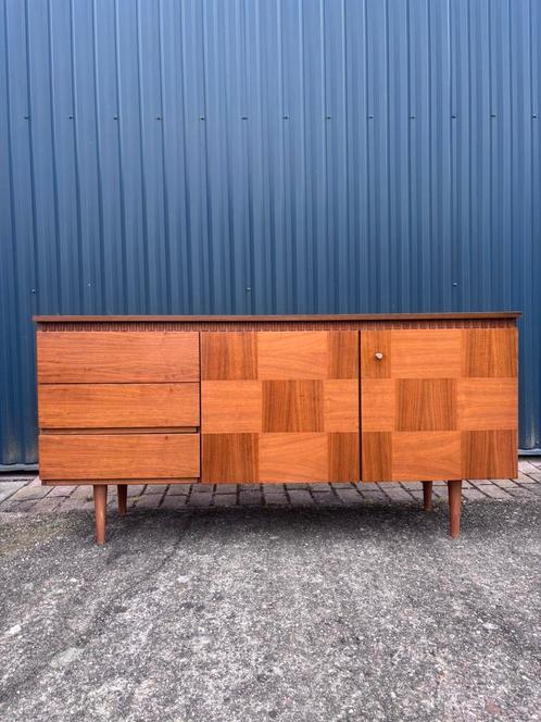 Vintage dressoir kast tvmeubel lowboard, Huis en Inrichting, Kasten | Dressoirs, Gebruikt, 25 tot 50 cm, Ophalen