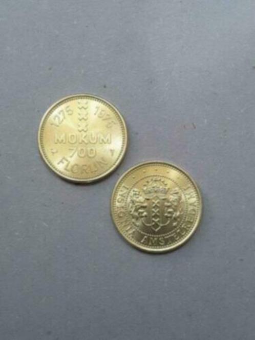 Amsterdamse 750 jaar, Postzegels en Munten, Penningen en Medailles, Overige materialen, Nederland, Ophalen of Verzenden