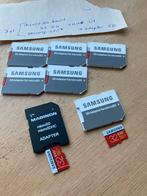 7x micro SD Kaart Samsung, Ophalen, MicroSDHC, Gebruikt, 32 GB