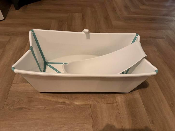 Stokke Flexi Bath babybadje opvouwbaar wit, Kinderen en Baby's, Badjes en Verzorging, Zo goed als nieuw, Badje, Ophalen of Verzenden