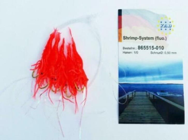 lichtgevende garnaal paternosters, 2 soorten, nieuw., Watersport en Boten, Hengelsport | Zeevissen, Nieuw, Overige typen, Ophalen of Verzenden