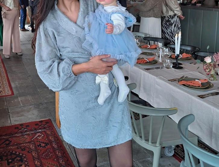 Feestjurk tule laagjes met jasje maat 68 - Set, Kinderen en Baby's, Babykleding | Baby-kledingpakketten, Zo goed als nieuw, Maat 68