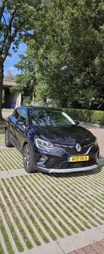 Renault Captur E-tech Plug-in Hybrid 2021 Zwart, Auto's, Renault, 4 cilinders, Leder en Stof, Zwart, Plug-in hybride