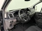 Ford Transit Custom 2.0TDCI 130PK Automaat Dubbele Cabine Li, Auto's, Metallic lak, 1850 kg, Zwart, Diesel