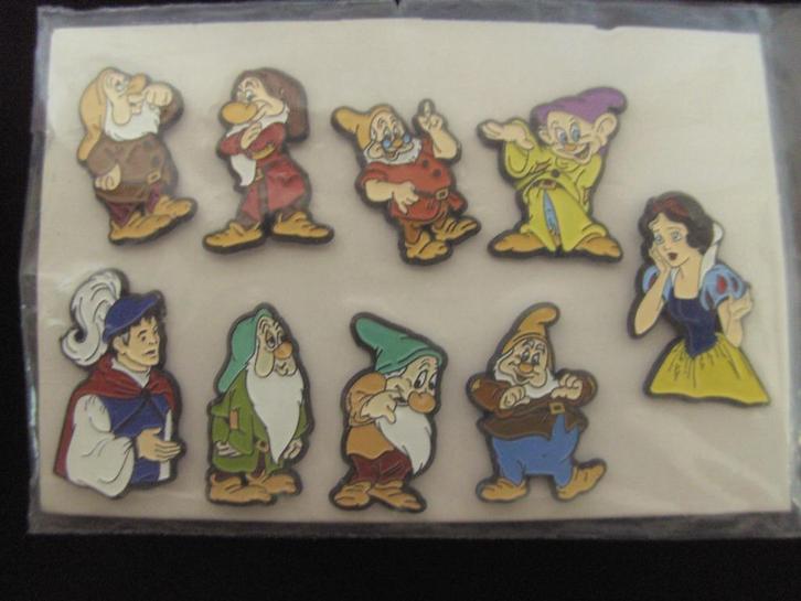 Pins Sneeuwwitje,  Prins en de 7 dwergen, Verzamelen, Disney, Nieuw, Overige typen, Sneeuwwitje of Doornroosje, Ophalen of Verzenden