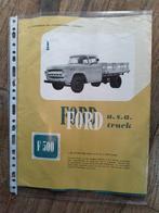 Ford F500 Truck - Originele Brochure 1957, Gelezen, Ford, Ophalen of Verzenden, Ford