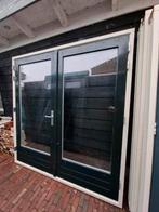 Openslaande tuindeuren dubbel glas deuren terrasdeuren pui, Doe-het-zelf en Verbouw, Ophalen, Deurkozijn, Zo goed als nieuw, 150 tot 225 cm