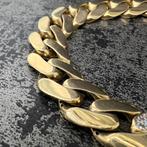 14k gouden armband cuban schakel miami italy, Sieraden, Tassen en Uiterlijk, Armbanden, Ophalen of Verzenden, Nieuw, Goud