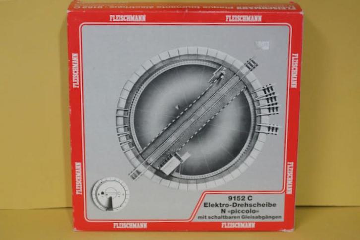 Fleischmann 9152 n spoor elektrische draaischijf., Hobby en Vrije tijd, Modeltreinen | N-Spoor, Nieuw, Wagon, Gelijkstroom, Fleischmann