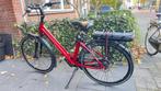 Mooie rode fiets elektrische te koop!, Fietsen en Brommers, Elektrische fietsen, Gebruikt, 51 tot 55 cm, 30 tot 50 km per accu