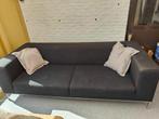 Moderne Donkergrijze Zetel, Ophalen, Gebruikt, Driepersoons, 75 tot 100 cm