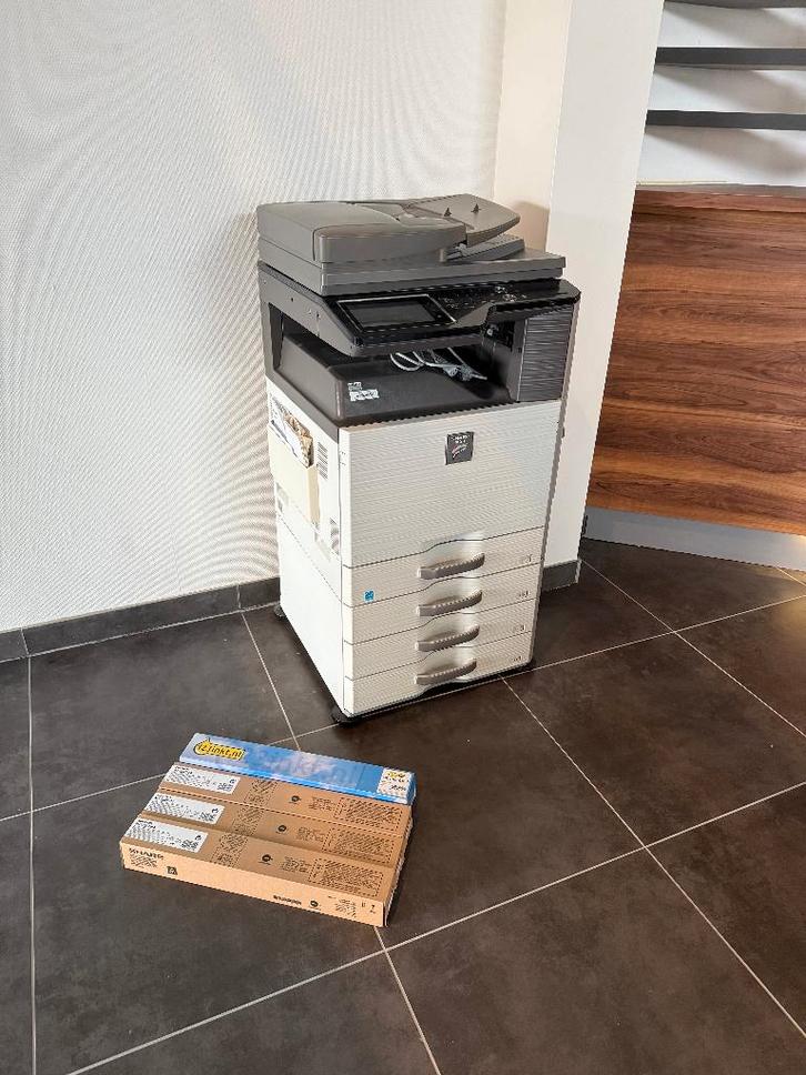Sharp MX-2614N Kleuren Multifunctional – met 4 nieuwe toners, Computers en Software, Printers, Gebruikt, All-in-one, Laserprinter