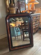 Antieke franse spiegel gehout, Ophalen, Rechthoekig, Minder dan 50 cm
