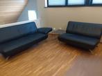 Rolf Benz sofa 2 sofa's,leder, Ophalen, Gebruikt, Rechte bank, Leer