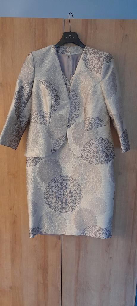 Moeder van de bruid jurk, Kleding | Dames, Gelegenheidskleding, Zo goed als nieuw, Overige typen, Maat 42/44 (L), Paars, Ophalen of Verzenden