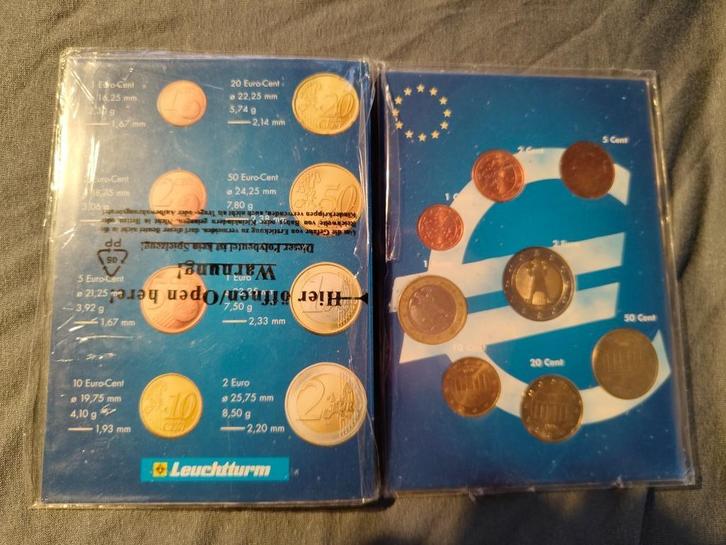 euro mapjes - NIEUW - sinterklaas cadautje, Postzegels en Munten, Munten en Bankbiljetten | Toebehoren, Verzamelmap, Ophalen of Verzenden