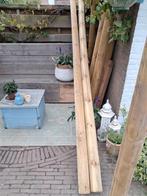 Grenen geïmpregneerde palen - diverse lengtes., Ophalen, Gebruikt, 250 cm of meer, Palen