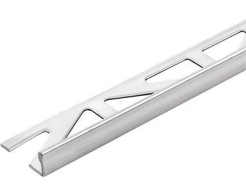 RVS tegelprofiel recht 10 mm, 3 st 300 cm beschikbaar voor biedingen