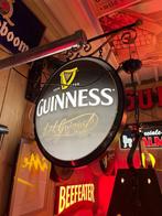 Guinness Dubbelzijdig Verlicht Uithangbord, Overige merken, Reclamebord, Plaat of Schild, Zo goed als nieuw, Ophalen