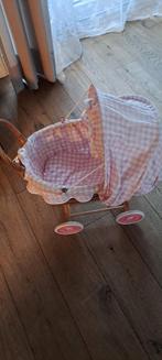 Houten/rieten poppenwagen + accessoires, Kinderen en Baby's, Ophalen, Gebruikt, Overige typen