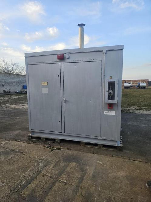 Complete container stoomketel 600 kg/u gas. 13 bar perfecte!, Zakelijke goederen, Machines en Bouw | Industrie en Techniek, Ophalen of Verzenden