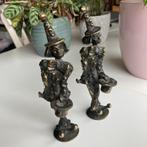 Bronzen clowns van Corry Ammerlaan, Antiek en Kunst, Kunst | Beelden en Houtsnijwerken, Ophalen of Verzenden