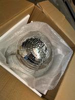 Spiegelbol 40cm met roterende motor, Muziek en Instrumenten, Ophalen, Zo goed als nieuw, Discobol, Kleur