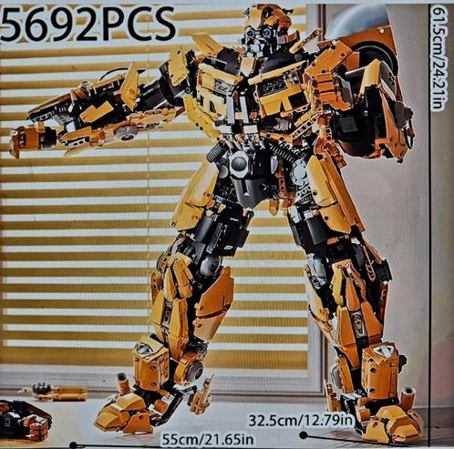 Gele Mecha Krijger Bouw set 5692-delig, Hobby en Vrije tijd, Modelbouw | Figuren en Diorama's, Nieuw, Figuur of Figuren, 1:35 tot 1:50