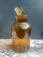 Antieke Apothekersfles 5000ml Bruin Glas Decoratief Groot Mo, Ophalen of Verzenden