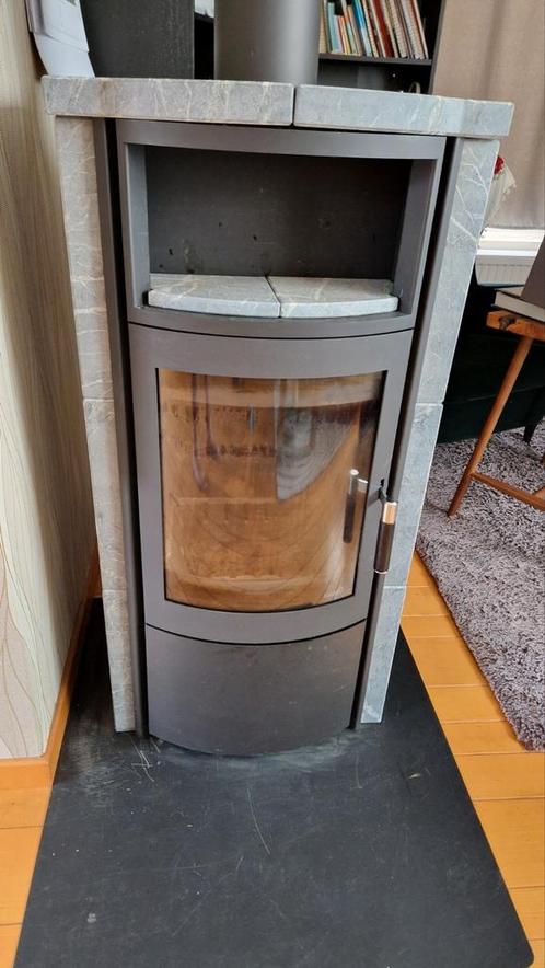 Speksteenkachel Hark 7kW hout en kolen, Huis en Inrichting, Kachels, Zo goed als nieuw, Houtkachel, Hout, Ophalen of Verzenden