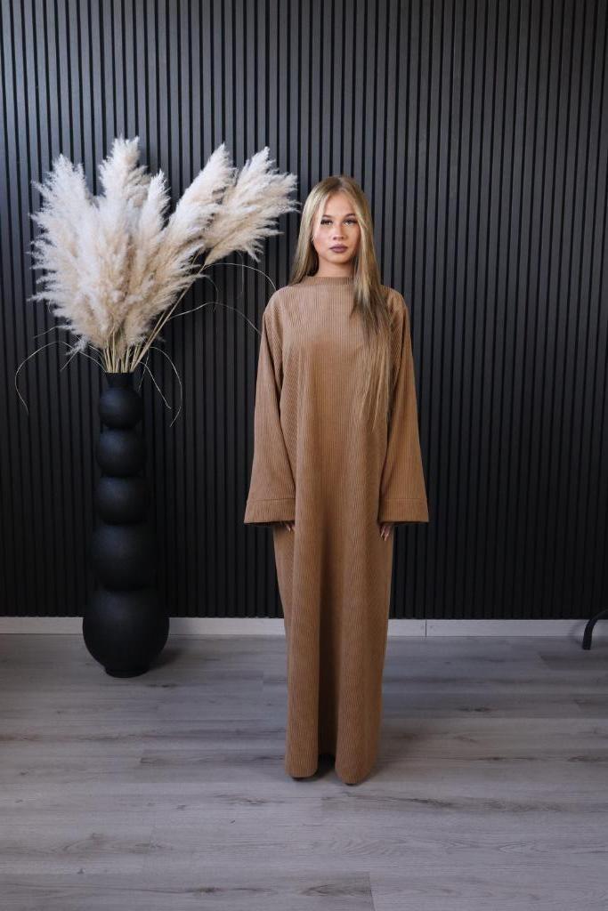 Marokkaanse jurk/kaftan/abaya, Kleding | Dames, Jurken, Nieuw, Maat 38/40 (M), Bruin, Onder de knie, Ophalen of Verzenden