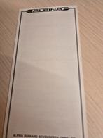 1987 BMW Alpina prijslijst BMW e30 cabrio e28e32 e24 635CSi, Ophalen of Verzenden, Zo goed als nieuw, BMW