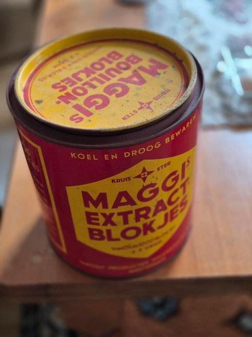 Vintage Maggi Bouillon Blik, Antiek en Kunst, Antiek | Keukenbenodigdheden, Ophalen