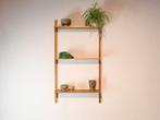 Vintage wandsysteem Teak Denemarken, Met plank(en), Niet bekend, Zo goed als nieuw, Minder dan 150 cm