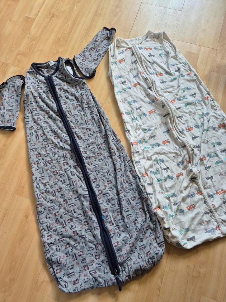 Slaapzakken 110 cm autootjes, Kinderen en Baby's, Dekens, Slaapzakjes en Inbakerproducten, Zo goed als nieuw, Slaapzak, 100 cm of meer