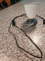 Schemerlampje tinnen voetje!, Ophalen of Verzenden, Minder dan 50 cm