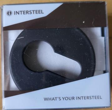 te koop intersteel cilinder rozet mat zwart rond model beschikbaar voor biedingen