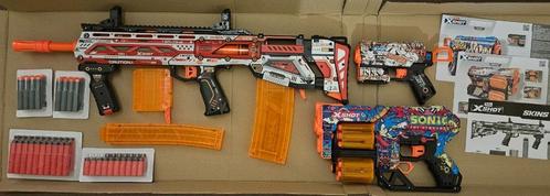 Partijtje Xshot blasters, Kinderen en Baby's, Speelgoed | Buiten | Actiespeelgoed, Zo goed als nieuw, Ophalen of Verzenden