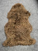 Bruine schapenvacht wasbaar, Huis en Inrichting, Woonaccessoires | Plaids en Woondekens, Ophalen of Verzenden, Zo goed als nieuw