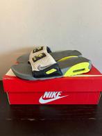 Maat 38 - Nike Air Max 90 Slide Green Volt, Kleding | Dames, Schoenen, Verzenden, Nike, Sneakers of Gympen, Grijs