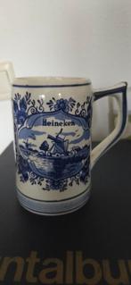 Heineken Delfts Blauw Bierpul handgeschilderd, Antiek en Kunst, Antiek | Keramiek en Aardewerk, Ophalen of Verzenden