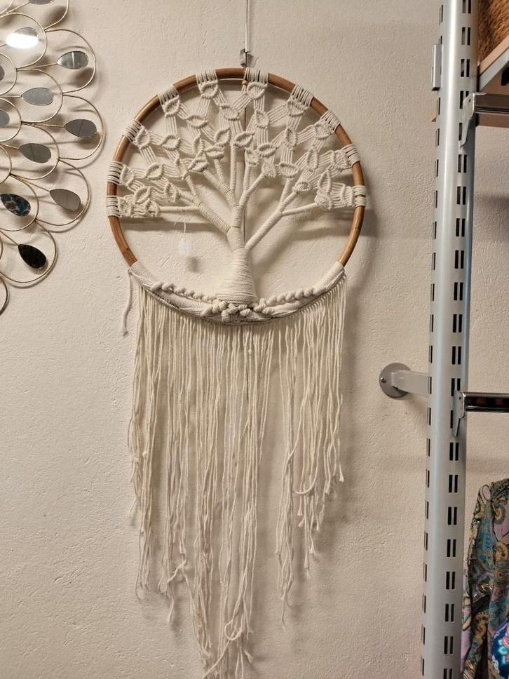 Grote macramé levensboom, Huis en Inrichting, Woonaccessoires | Wanddecoraties, Nieuw, Ophalen of Verzenden